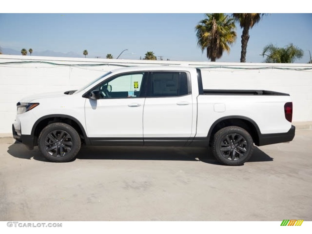 Platinum White Pearl 2022 Honda Ridgeline Sport AWD Exterior Photo #143082340