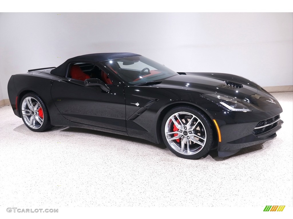 Black 2019 Chevrolet Corvette Stingray Convertible Exterior Photo #143084431
