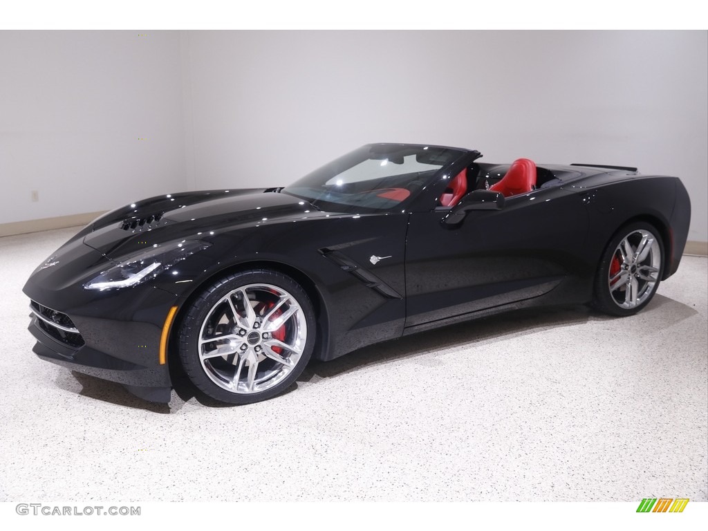 Black 2019 Chevrolet Corvette Stingray Convertible Exterior Photo #143084467