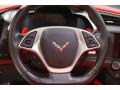 Adrenaline Red 2019 Chevrolet Corvette Stingray Convertible Steering Wheel