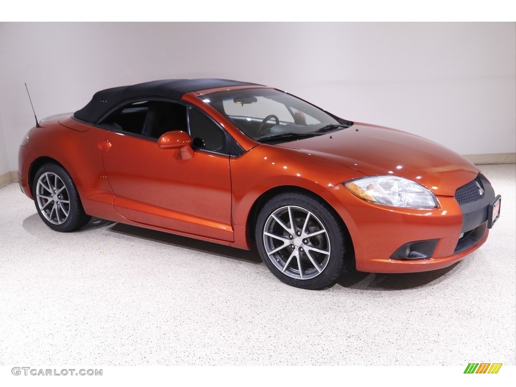 2012 Eclipse Spyder GS Sport - Sunset Pearlescent / Dark Charcoal photo #2