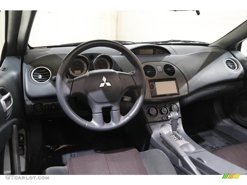 2012 Mitsubishi Eclipse Spyder GS Sport Dark Charcoal Dashboard Photo #143085067