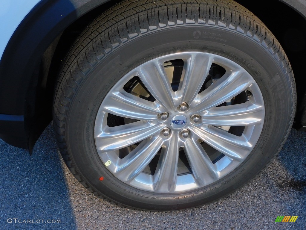 2021 Explorer Limited 4WD - Star White Metallic Tri-Coat / Sandstone photo #10