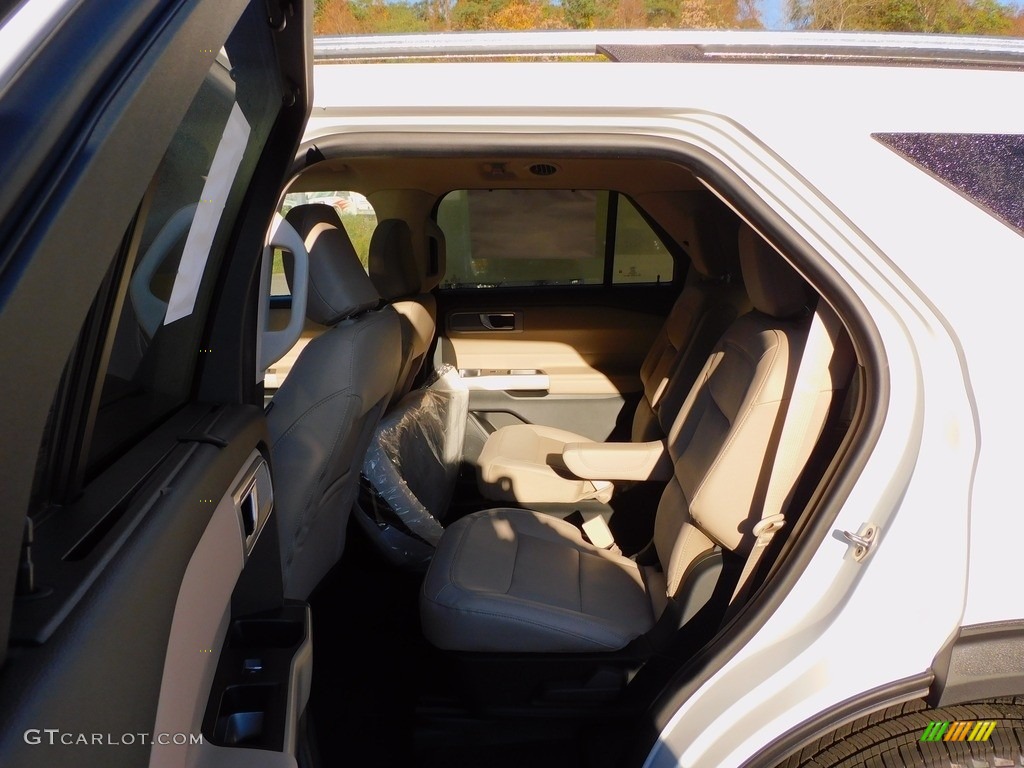 2021 Explorer Limited 4WD - Star White Metallic Tri-Coat / Sandstone photo #12