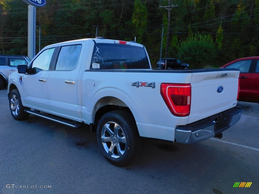 2021 F150 XLT SuperCrew 4x4 - Space White / Medium Dark Slate photo #5