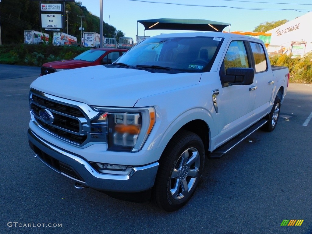 2021 F150 XLT SuperCrew 4x4 - Space White / Medium Dark Slate photo #7