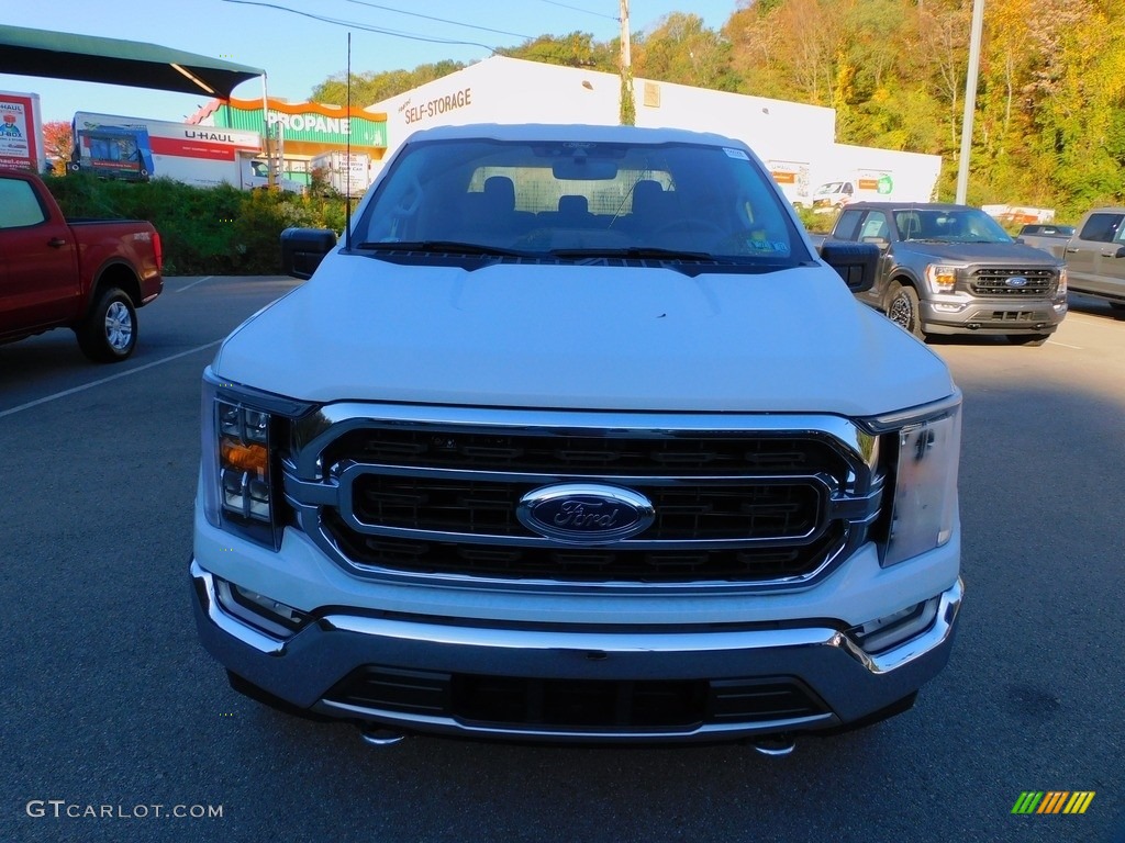 2021 F150 XLT SuperCrew 4x4 - Space White / Medium Dark Slate photo #8