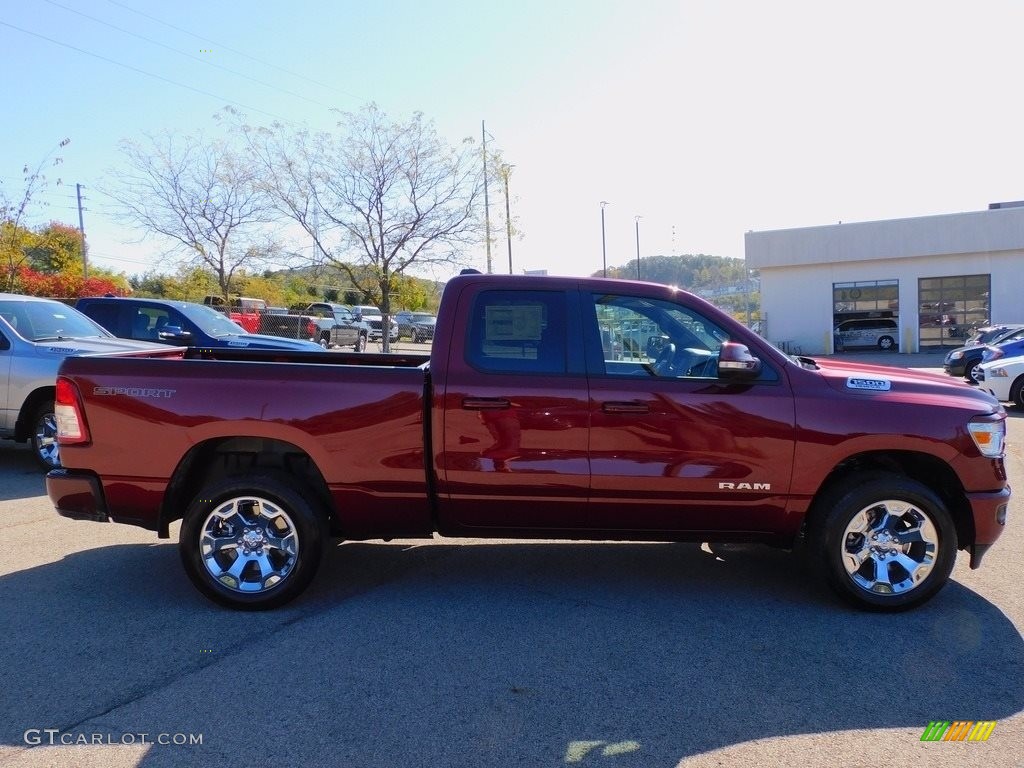 2022 1500 Big Horn Quad Cab 4x4 - Delmonico Red Pearl / Black photo #4