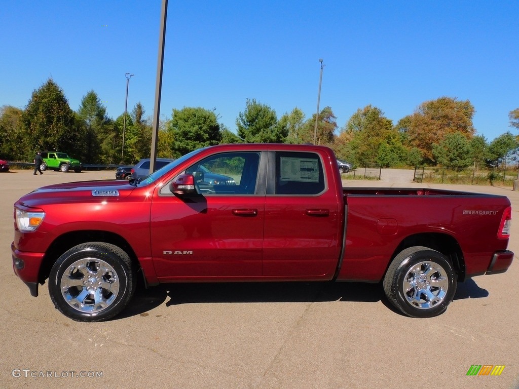 Delmonico Red Pearl 2022 Ram 1500 Big Horn Quad Cab 4x4 Exterior Photo #143086714