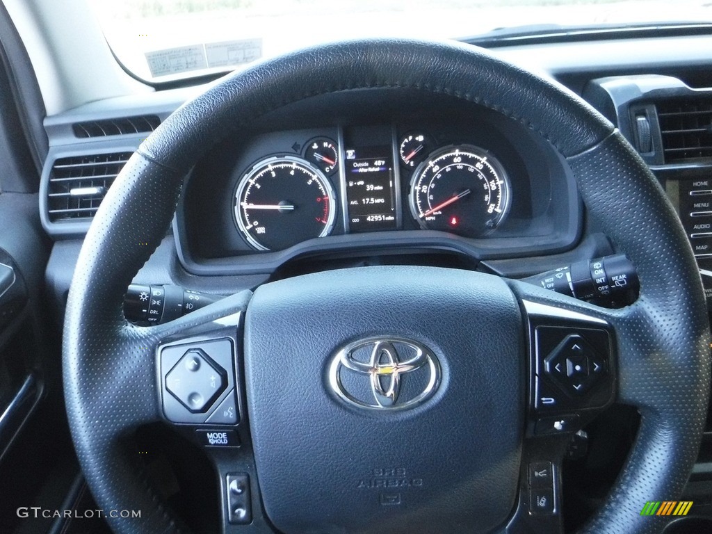 2020 Toyota 4Runner TRD Off-Road Premium 4x4 Black Steering Wheel Photo #143087071