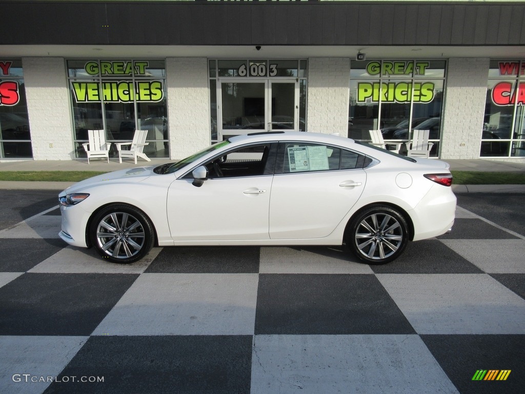 2018 Mazda6 Signature - Snowflake White Pearl Mica / Deep Chestnut photo #1