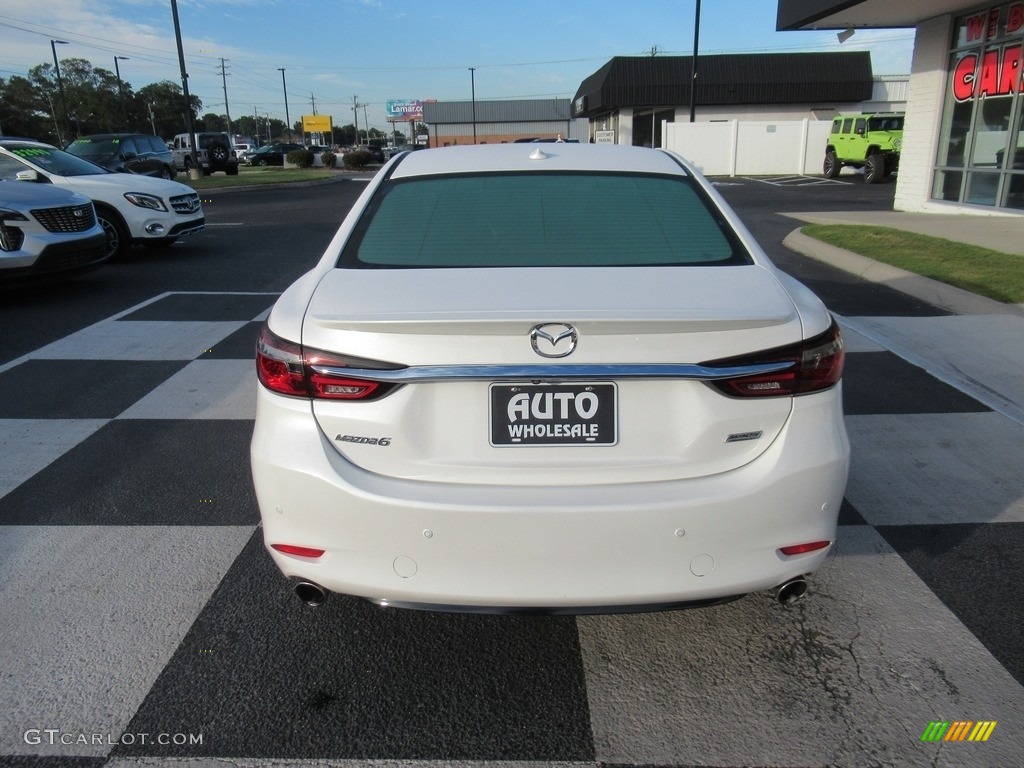 2018 Mazda6 Signature - Snowflake White Pearl Mica / Deep Chestnut photo #4