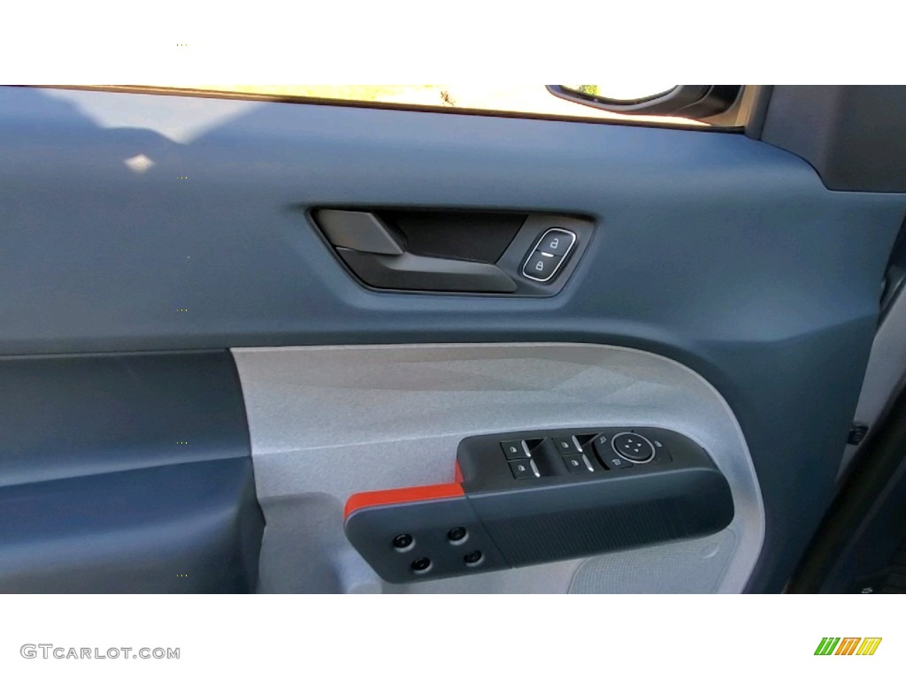 2022 Ford Maverick XLT AWD Navy Pier/Medium Dark Slate Door Panel Photo #143088671