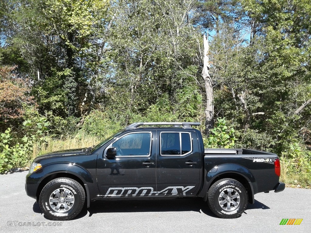 Magnetic Black Pearl 2021 Nissan Frontier Pro-4X Crew Cab 4x4 Exterior Photo #143089451
