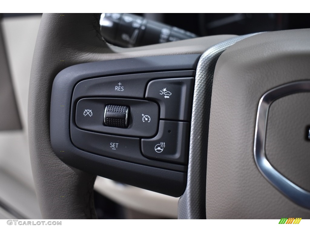 2021 GMC Yukon Denali 4WD Teak/­Light Shale Steering Wheel Photo #143089454