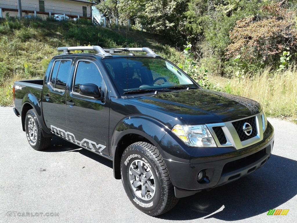 Magnetic Black Pearl 2021 Nissan Frontier Pro-4X Crew Cab 4x4 Exterior Photo #143089528