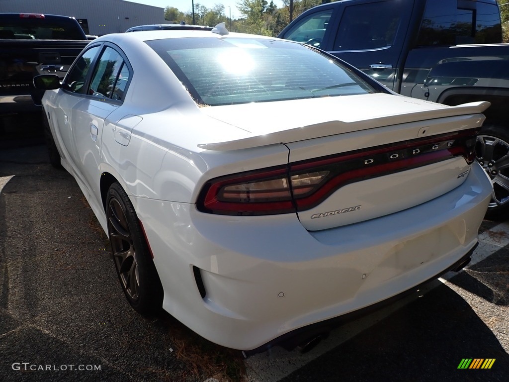 2015 Charger SRT Hellcat - Bright White / Black/Ruby Red photo #3