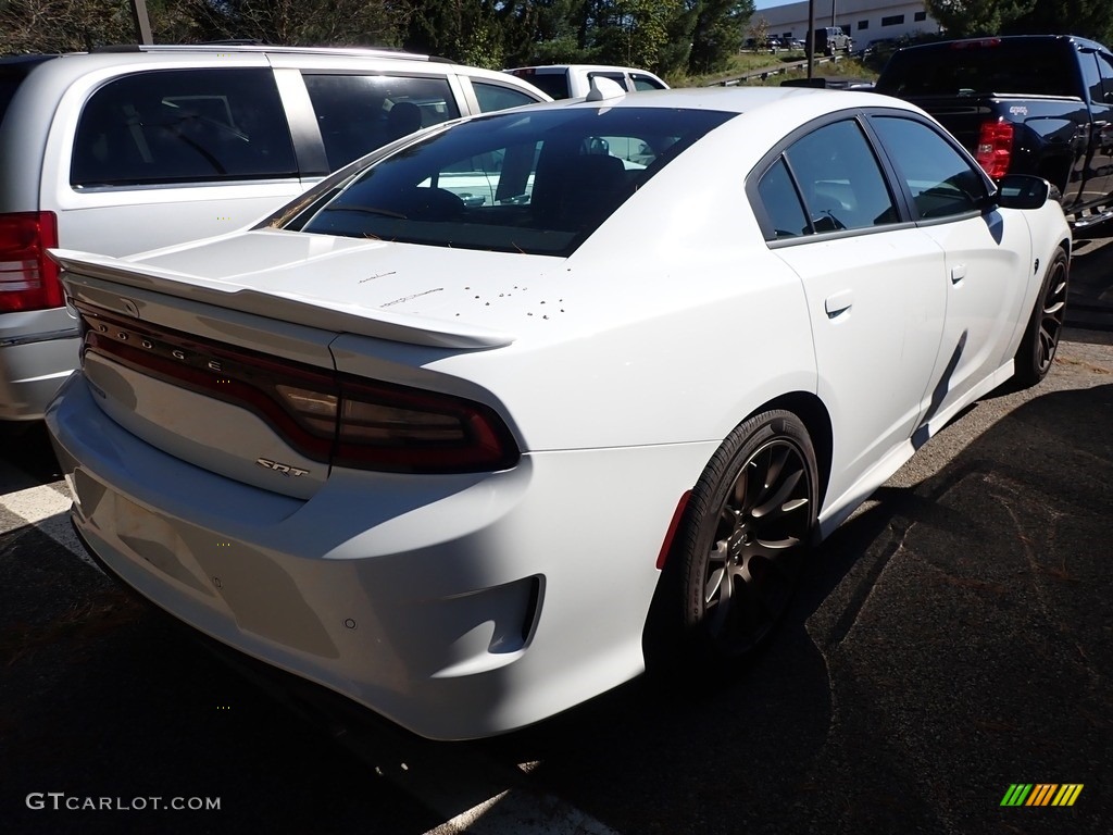 2015 Charger SRT Hellcat - Bright White / Black/Ruby Red photo #4