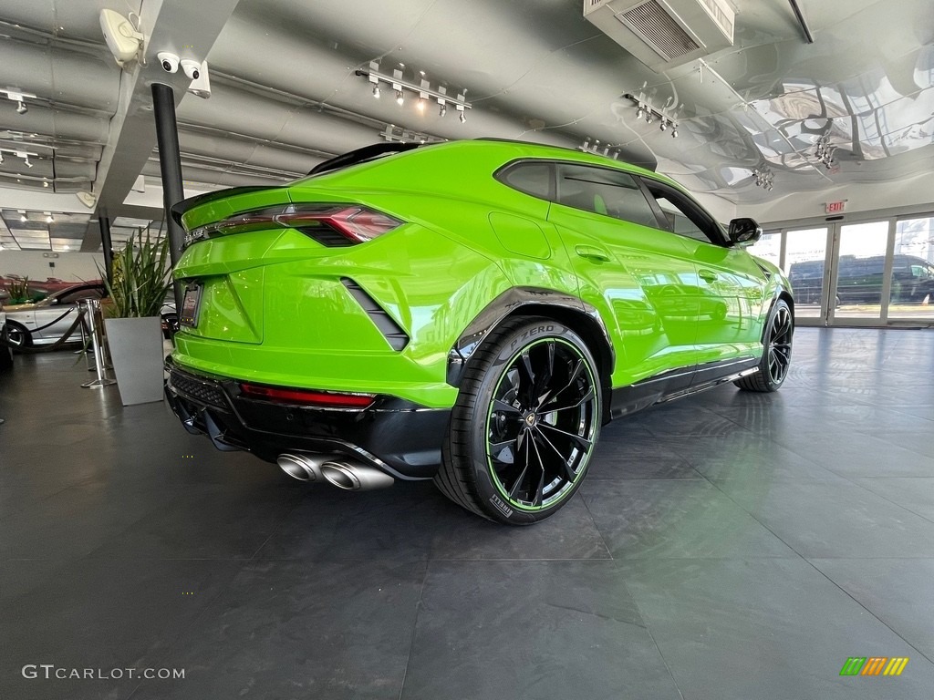 Verde Mantis Pearl 2021 Lamborghini Urus Pearl Capsule AWD Exterior Photo #143090153