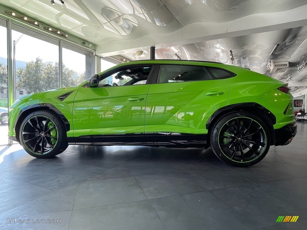 Verde Mantis Pearl 2021 Lamborghini Urus Pearl Capsule AWD Exterior Photo #143090231