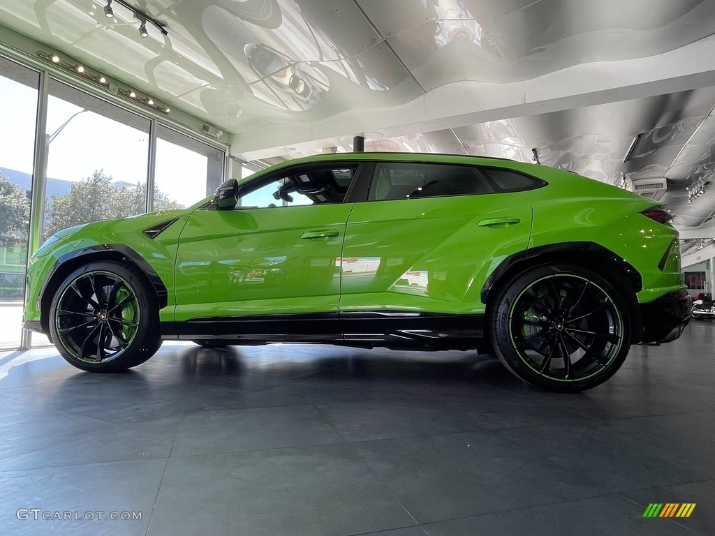 Verde Mantis Pearl 2021 Lamborghini Urus Pearl Capsule AWD Exterior Photo #143090246