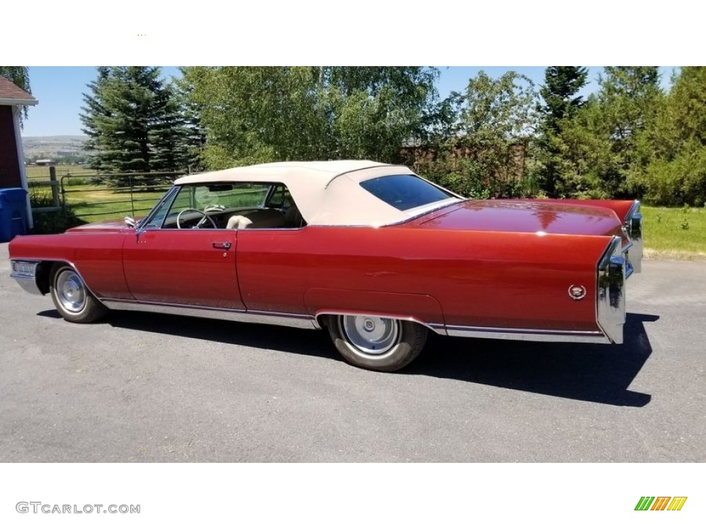 Crimson Firemist 1965 Cadillac Eldorado Convertible Exterior Photo #143090270