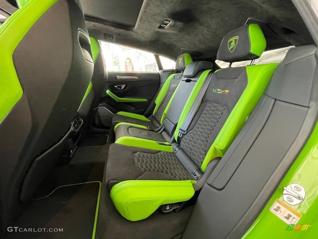 2021 Lamborghini Urus Pearl Capsule AWD Rear Seat Photo #143090324