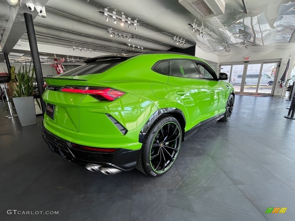 Verde Mantis Pearl 2021 Lamborghini Urus Pearl Capsule AWD Exterior Photo #143090402