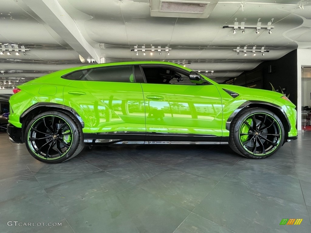 Verde Mantis Pearl 2021 Lamborghini Urus Pearl Capsule AWD Exterior Photo #143090418
