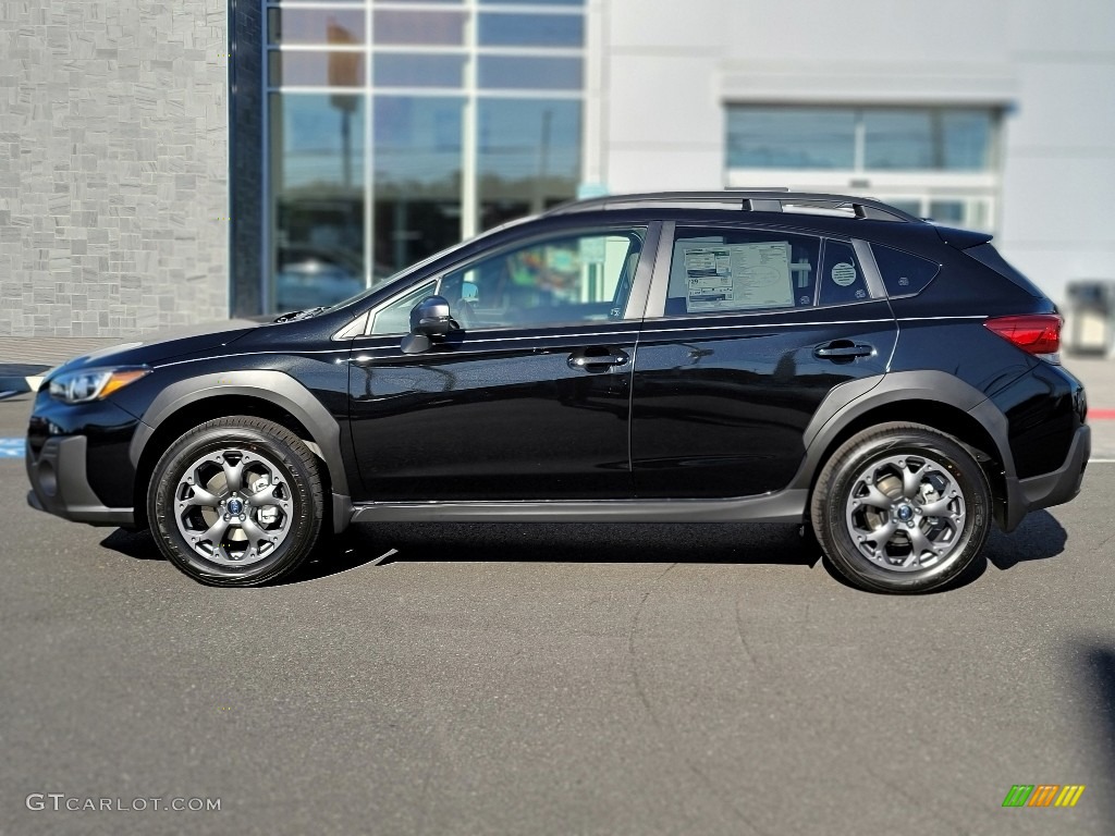 Crystal Black Silica 2021 Subaru Crosstrek Sport Exterior Photo #143091327