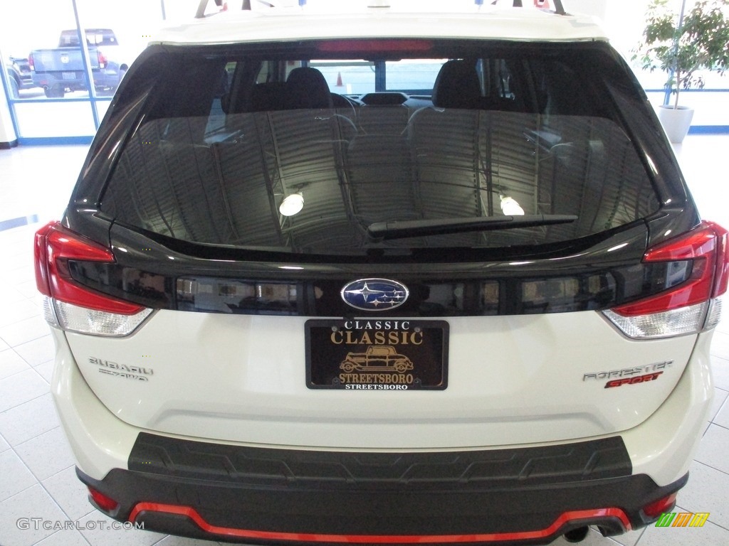 2020 Forester 2.5i Sport - Crystal White Pearl / Gray photo #9