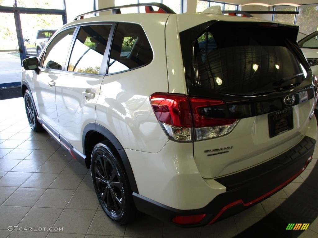2020 Forester 2.5i Sport - Crystal White Pearl / Gray photo #10