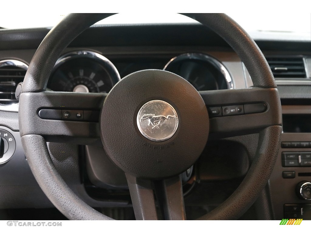 2010 Mustang V6 Premium Coupe - Brilliant Silver Metallic / Charcoal Black photo #7