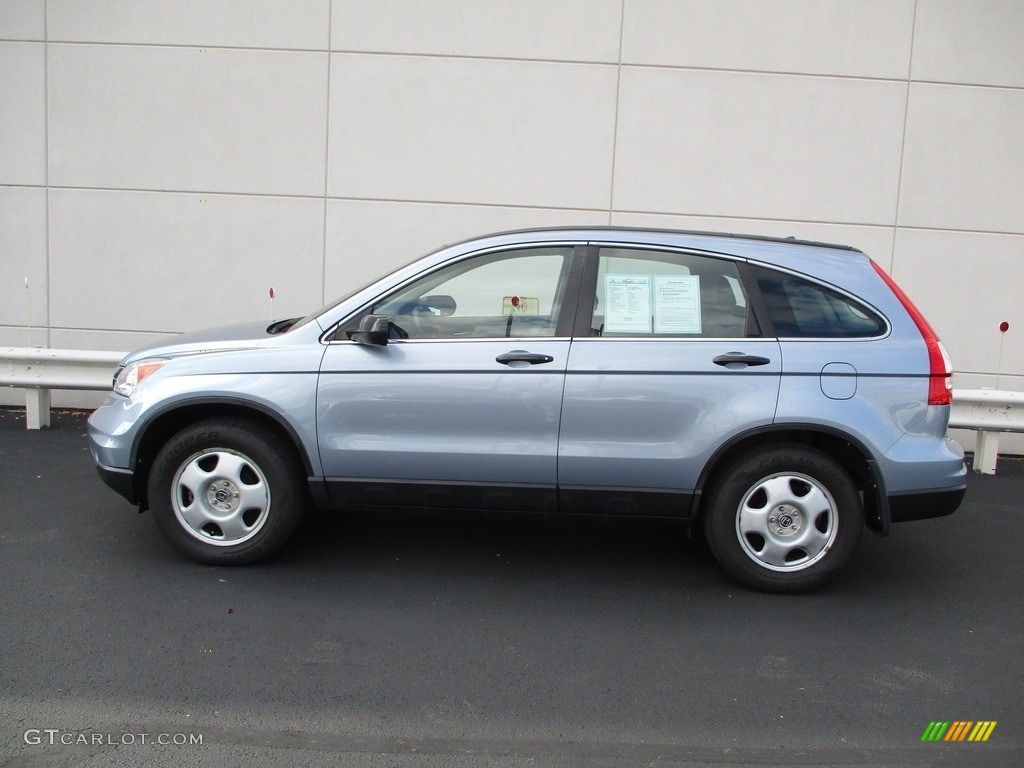 2011 CR-V LX 4WD - Glacier Blue Metallic / Gray photo #2