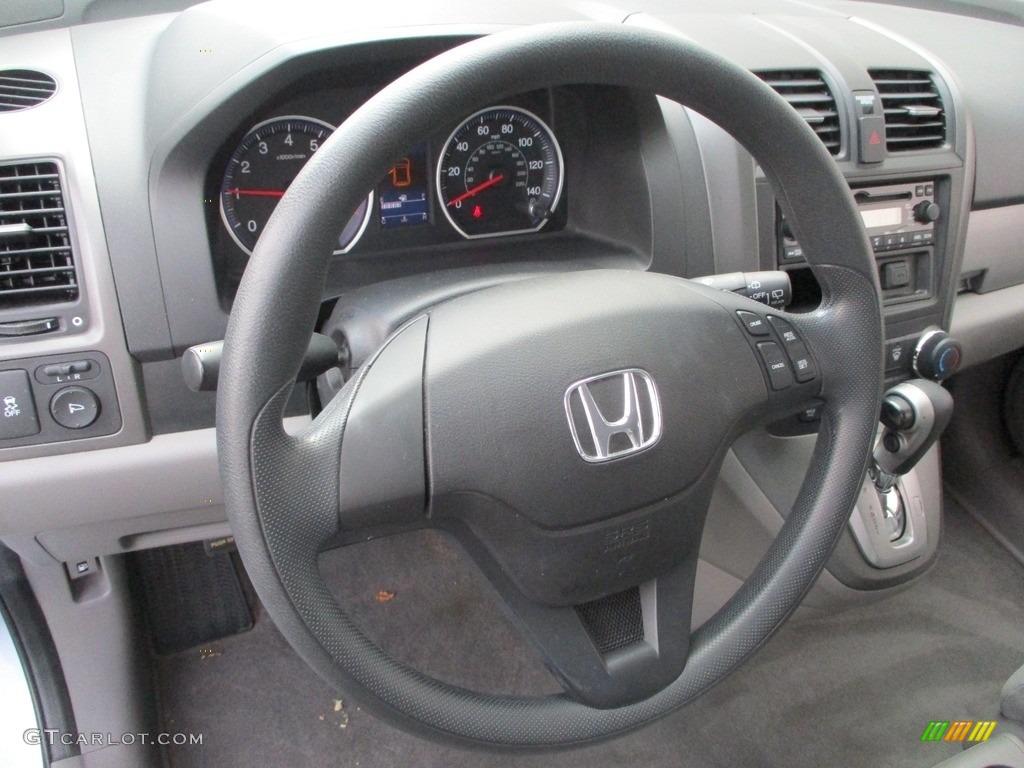 2011 CR-V LX 4WD - Glacier Blue Metallic / Gray photo #11