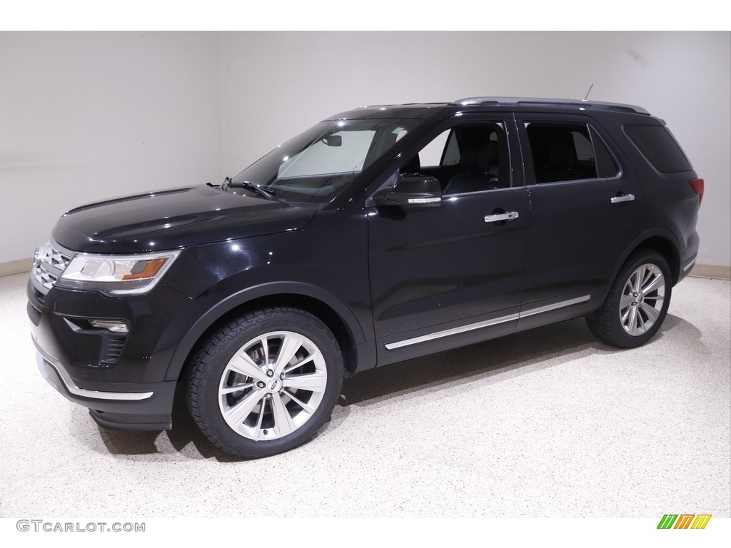 2019 Explorer Limited 4WD - Agate Black / Medium Black photo #3