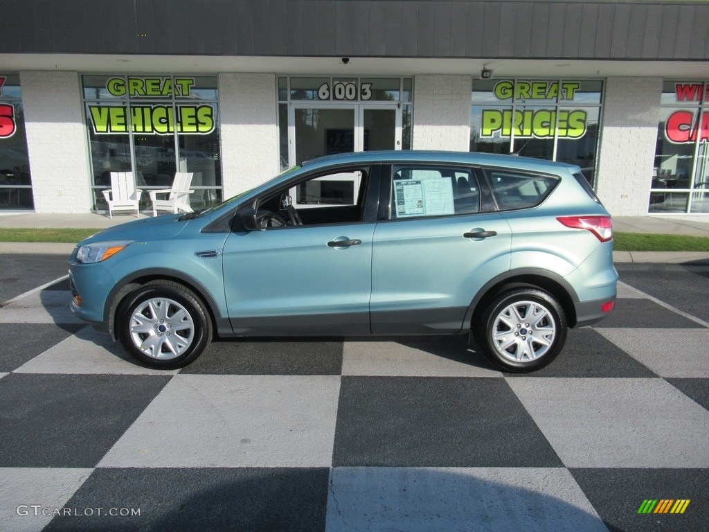 2013 Escape S - Frosted Glass Metallic / Charcoal Black photo #1