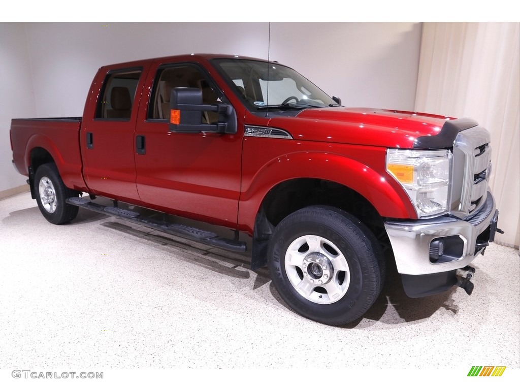 Ruby Red Ford F250 Super Duty