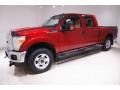 2015 Ruby Red Ford F250 Super Duty XLT Crew Cab 4x4  photo #3