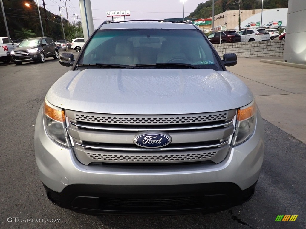 2013 Explorer 4WD - Ingot Silver Metallic / Medium Light Stone photo #8