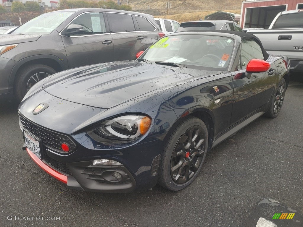 2019 124 Spider Abarth Roadster - Mare Blue Metallic / Rosso/Nero (Red/Black) photo #3