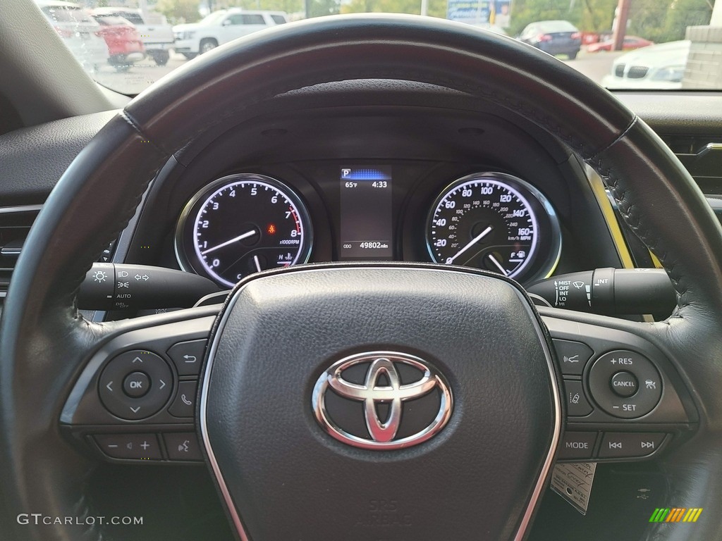 2019 Camry SE - Celestial Silver Metallic / Black photo #10