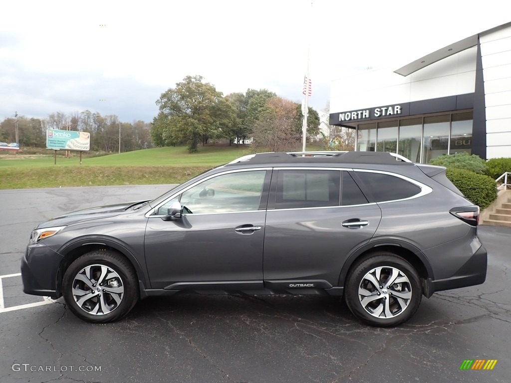 2021 Outback Touring XT - Magnetite Gray Metallic / Java Brown photo #13