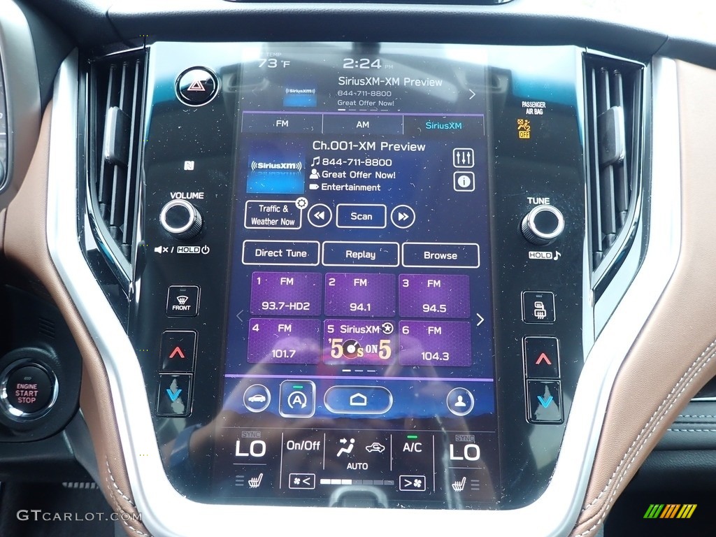 2021 Outback Touring XT - Magnetite Gray Metallic / Java Brown photo #24
