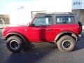 Rapid Red Metallic 2021 Ford Bronco Base 4x4 2-Door Exterior