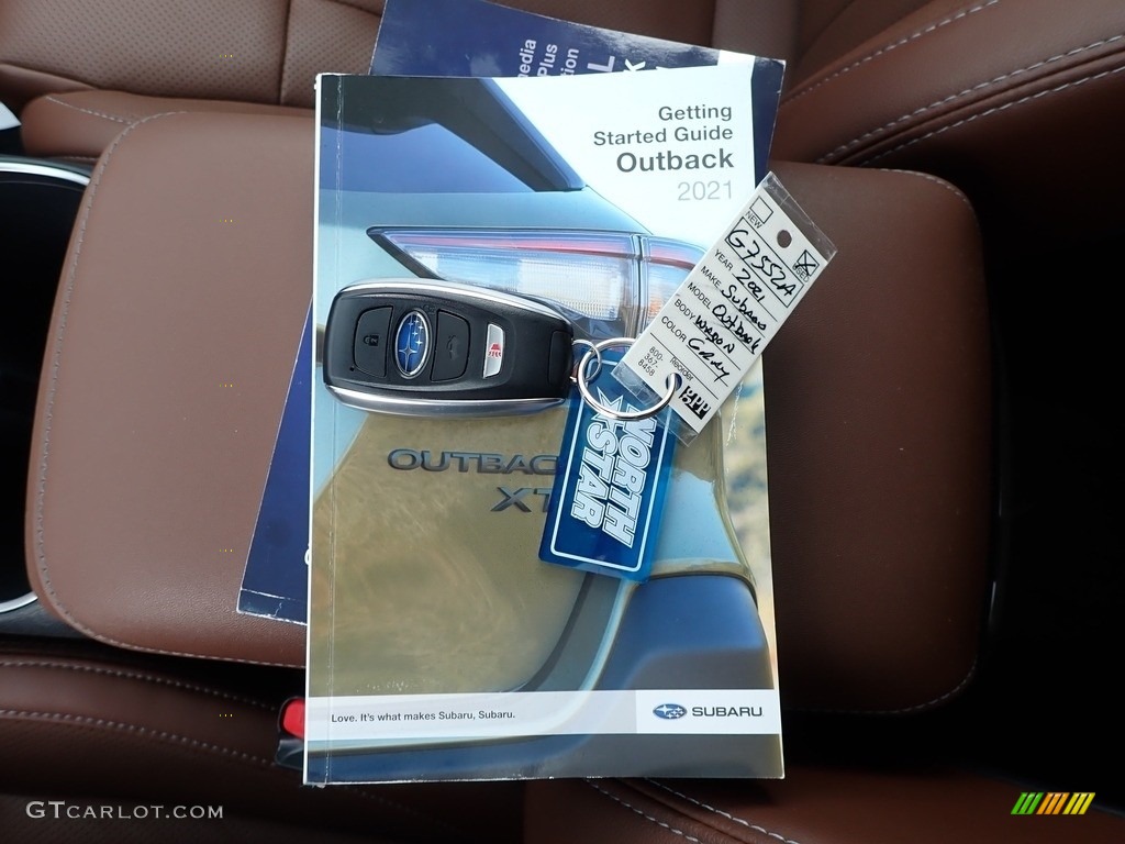2021 Outback Touring XT - Magnetite Gray Metallic / Java Brown photo #30