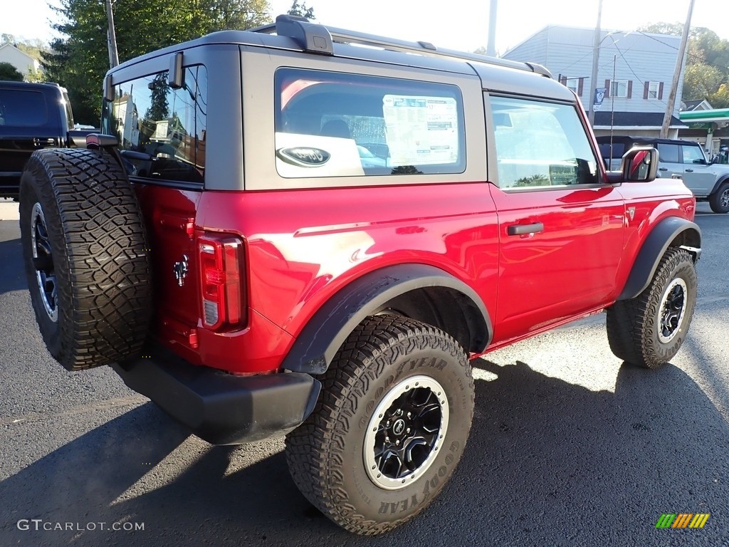 Rapid Red Metallic 2021 Ford Bronco Base 4x4 2-Door Exterior Photo #143097052