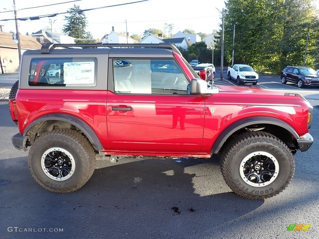 Rapid Red Metallic 2021 Ford Bronco Base 4x4 2-Door Exterior Photo #143097079