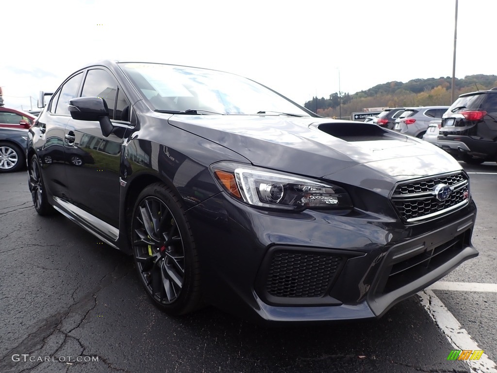 Dark Gray Metallic 2018 Subaru WRX STI Exterior Photo #143097118