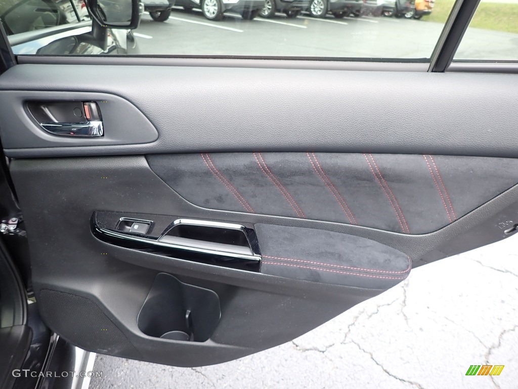 2018 Subaru WRX STI Carbon Black Door Panel Photo #143097196